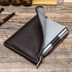leather iPad mini zipper case