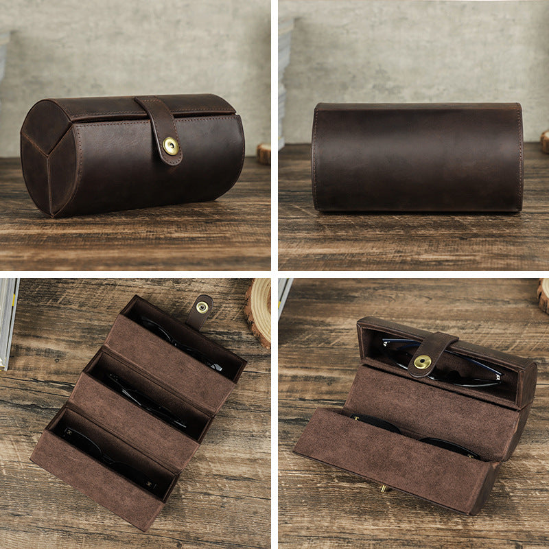 Leather Sunglasses Organizer