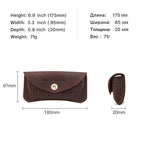 Vintage Leather Sunglasses Case
