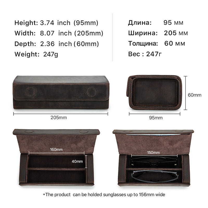 2 Pair Glasses Case