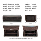 2 Pair Glasses Case