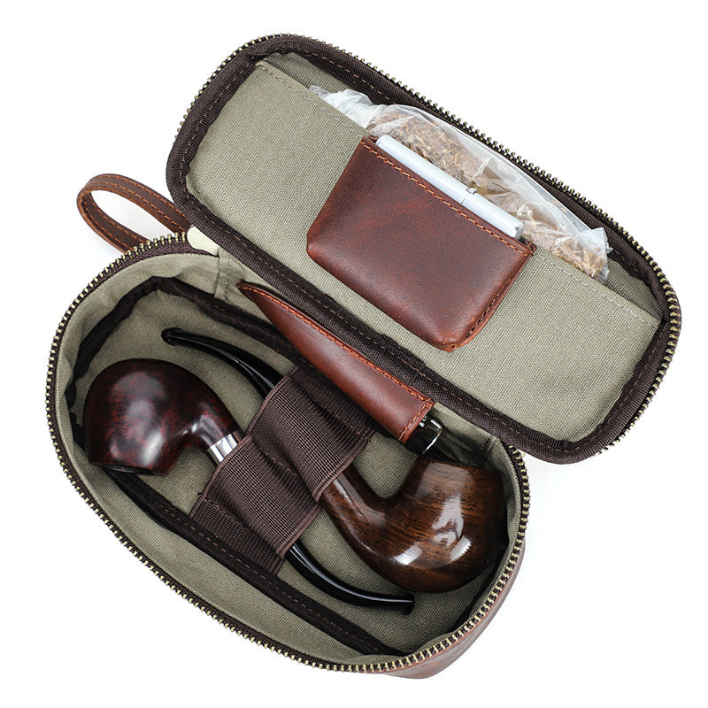 Leather Smoking Pipe Pouch