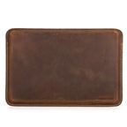 Leather tablet sleeve compatible with iPad mini generations 1 through 6