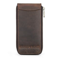 Crazy Horse cowhide leather grain and natural texture