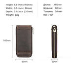 single leather watch case